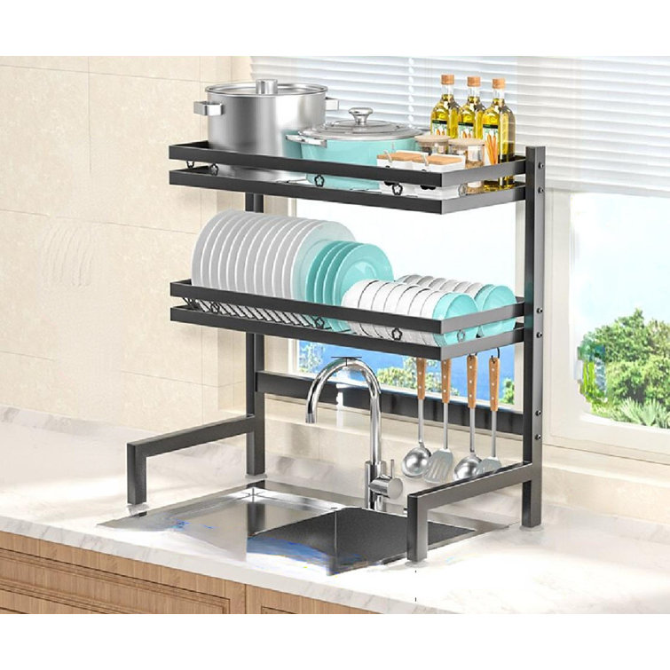 Carbon Steel Baking Paint Kitchen Rack Sink